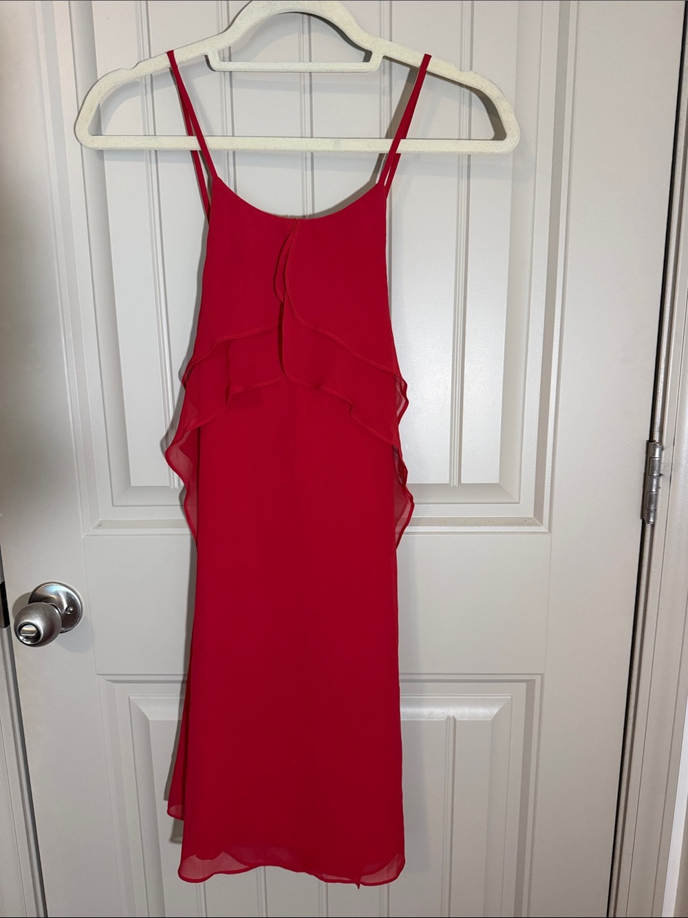 Red Ruffle Dress